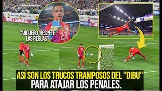 MIRA EL NUEVO TRUCO TRAMPOSO DEL DIBU MARTINEZ EN PENALES PARA ATAJARLOS #messi INCREÍBLE