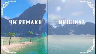 4K Remake vs Original Trailer  The Legend of Zelda Breath of the Wild