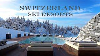 Top 10 Best Luxury Ski Resort Hotels in Switzerland  Swiss Alps. 5 Star Winter Chalets - St. Moritz