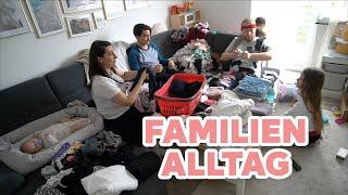 Familienalltag und Wäscheberge  Familie Diamanta 