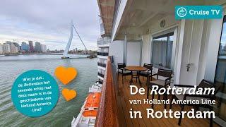 De Rotterdam van Holland America Line in Rotterdam