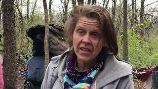 We want a forever home resident of Kalamazoo homeless encampment says