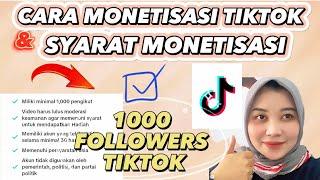 CARA MUDAH MONETISASI TIKTOK & SYARATNYA  LANGKAH TEPAT AKTIFKAN HADIAH VIDEO TIKTOK