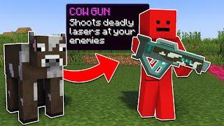 Minecraft Manhunt But You Can Turn Mobs Into Weapons...