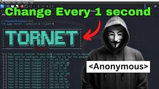 Automatically Change IP Address Every 1 Seconds - 100% ANONYMOUS  Kali Linux 2024  #kalilinux