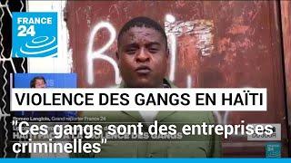 Haïti face à la violence des gangs  Ces gangs sont des entreprises criminelles • FRANCE 24