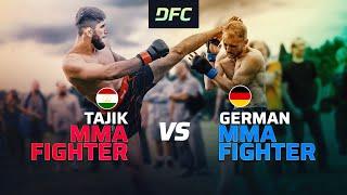 German MMA-Fighter vs. Tajik MMA-Fighter  Brutal Fight   DFC