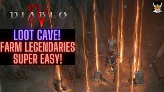 Diablo 4 Loot Cave Farm Tons of Legendaries SUPER EASY AND REPEATABLE