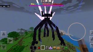 Secret Enderman Titan in Minecraft.