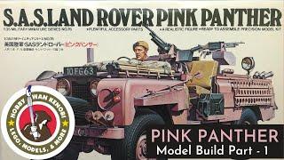 Plastic Scale Model Build - Tamiya Pink Panther 135 - Part 1 Aftermarket Construction