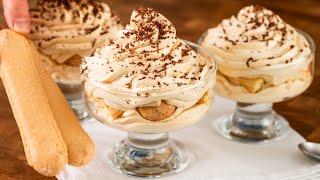 Caramel mousse dessert in 5 minutes Its so delicious that I make it every weekend