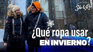 CÓMO vestirse para el FRIO en Nueva York  Ropa de Invierno NEW YORK