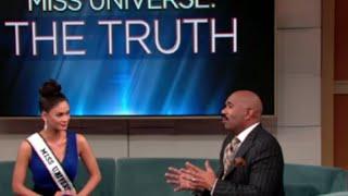 Steve Harvey apologizes to BOTH Miss Universe and Miss Colombia on Steve Harvey Show