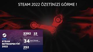 STEAM • 2022 ÖZETİNİZİ GÖRME & BEDAVA XP VEREN ROZET ALMA