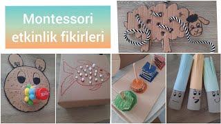 Montessori etkinlik fikirleri   bebek etkinlik  6 fikir birlikte  #montessorietkinlik #oyun