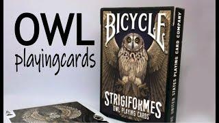 Deck Review - Strigiformes Playing Cards