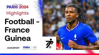 France 1-0 Guinea - Mens Group A Football Highlights  Paris Olympics 2024 #Paris2024