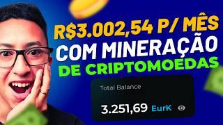 Como Estou Ganhado R$3.00254 Reais Por Mês Com Mineração de Criptomoedas E Como Você Também Pode