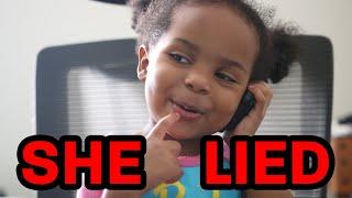 Interview With a 3-year-old  SHE LIED TO ME