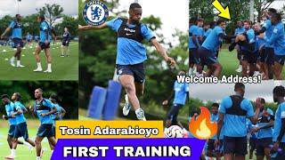 TOSIN ADARABIOYO FIRST CHELSEA TRAININGVOCAL IMPRESSIVE & SUPPORTChelsea Preseason Training