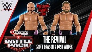 WWE FIGURE INSIDER Scott Dawson & Dash Wilder The Revival - WWE Battle Packs 51