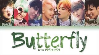 BTS - Butterfly Color Coded Lyrics EngRomHan가사