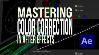 After Effects Mastering Color Correction #aftereffects
