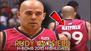 PBA THROWBACK  2010 RUDY HATFIELD HIGHLIGHTS VS BMEG LLAMADOS  PARANG HINDI GALING SA INJURY