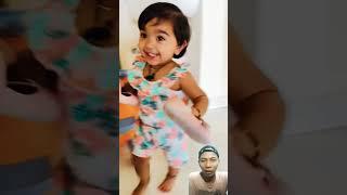 di pakaikan sepatu sama papah #love #babykashvi #cutebaby #shortvideo #shorts