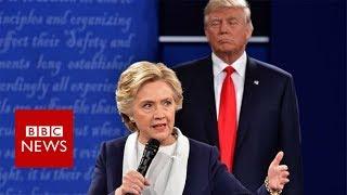 Hillary Clinton My skin crawled in Trump debate - BBC News