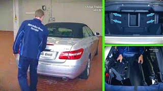 Mercedes-Benz E-Class Cabriolet - How to remove  install the retractable partition  A207  W207