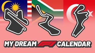 My Dream Formula 1 Season Calendar