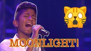 Indian kid sings Moonlight by xxxtentacion on The Voice