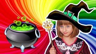 Маша и Школа Магии Увеличиваем Игрушки и Конфеты Видео для Детей Обнимашки с Машей