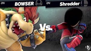 Smash Ultimate EX Bowser VS Shredder