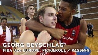 Georg Beyschlag bei der FIBA U20-Europameisterschaft 2017 Pick&Roll  Passing