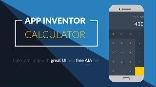 App Inventor Making advanced calculator  Part 1 UI