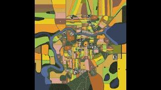 Bzura map  Farming Simulator 19  Map flyover