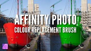 Change Colours Using Affinity Photos Colour Replacement Brush