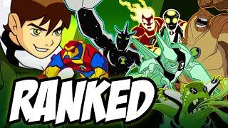 Every Ben 10 Alien RANKED from Best to Worst