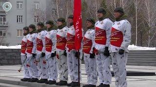 Переход от Хабаровска до Москвы. Военные идут по маршруту прадедов на снегоходах и лыжах