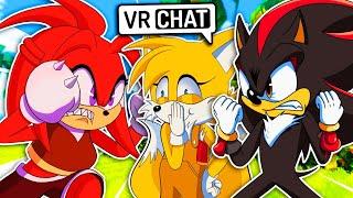 Female Knuckles & Shadow Meet FEMALE TAILS VR Chat