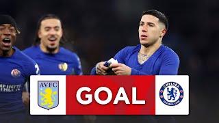 GOALLLLL  Enzo  Aston Villa 0-3 Chelsea  Fourth Round Replay  Emirates FA Cup 2023-24