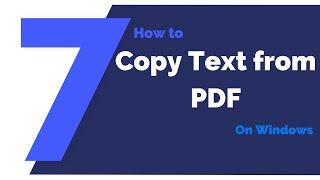 How to Copy Text from PDF on Windows  PDFelement 7