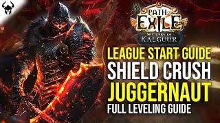 SHIELD CRUSH League Starter Act 1 to 10 Leveling Guide  PoE 3.25 HUGE BUFFS