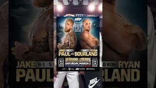 FACE OFF JAKE PAUL VS RYAN BOURLAND #boxing #jakepaul #shorts #boxingnews  #faceoff #dazn