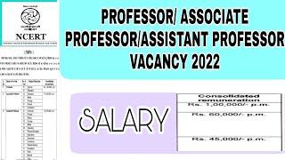 NCERT PROFESSORASSOCIATE PROFESSORASSISTANT PROFESSOR VACANCY 2022  NCERT PROFESSOR VACANCY 2022