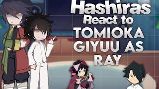  Hashiras react to Tomioka Giyuu as Ray  no ships  not original  🫧