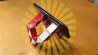 Rubiks Twist Or Snake Puzzle  How to Make a Phone  Tablet  Book Stand