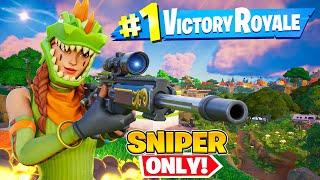 The SNIPER *ONLY* CHALLENGE in Fortnite Chapter 5